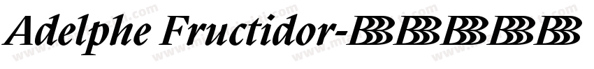 Adelphe Fructidor字体转换